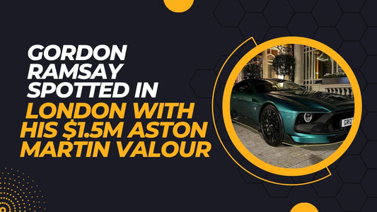 Gordon Ramsay Spotted in London with his $1.5M Aston Martin Valour