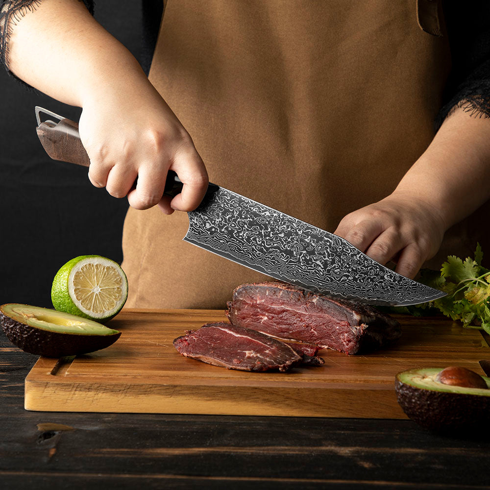 Suraisu Chef Knife - Black Diamond Edition - 8 Inch Gyuto