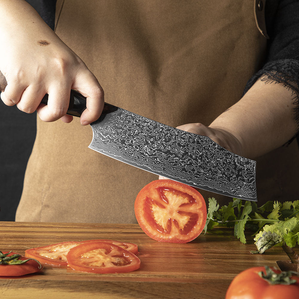 Suraisu Nakiri Knife - Black Diamond Edition - 7 Inch Vegetable Cleaver