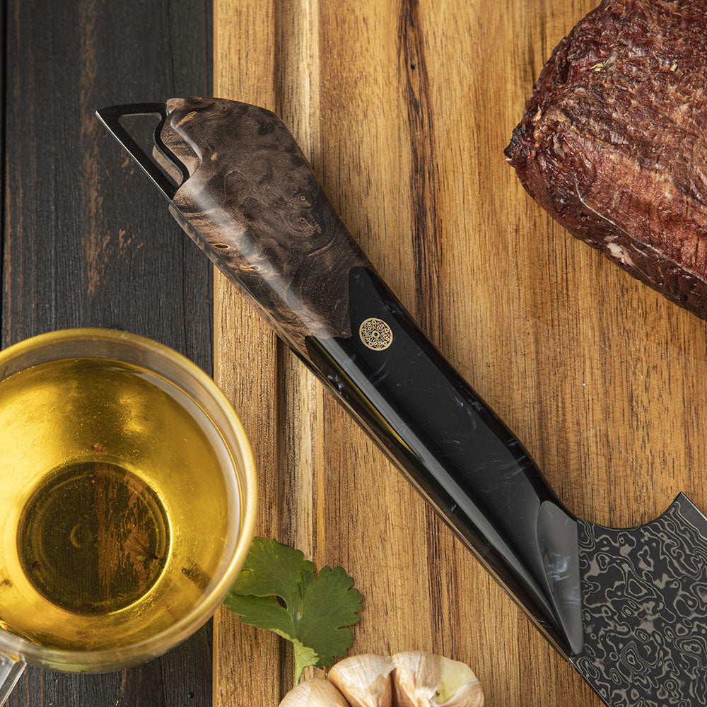 Suraisu Nakiri Knife - Black Diamond Edition - 7 Inch Vegetable Cleaver