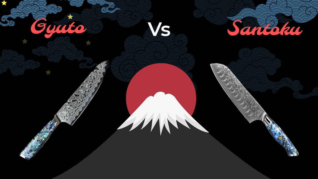 Difference Between Gyuto vs Santoku : Choose your all-purpose Knife