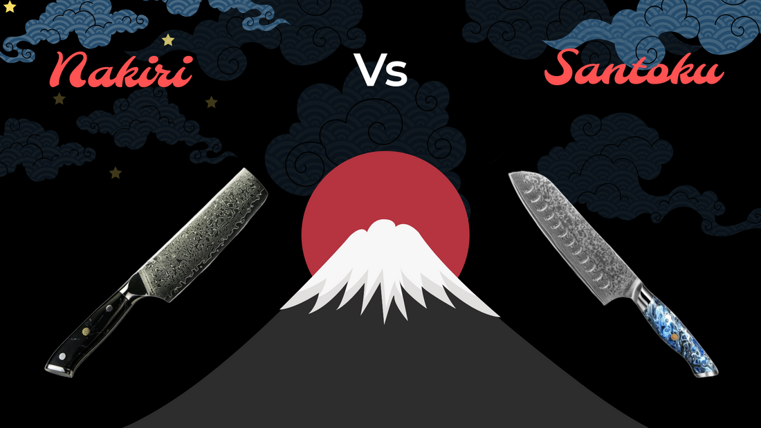 Nakiri vs Santoku Knifes