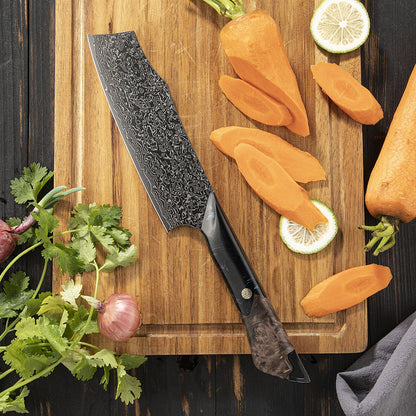 Suraisu Nakiri Knife - Black Diamond Edition - 7 Inch Vegetable Cleaver