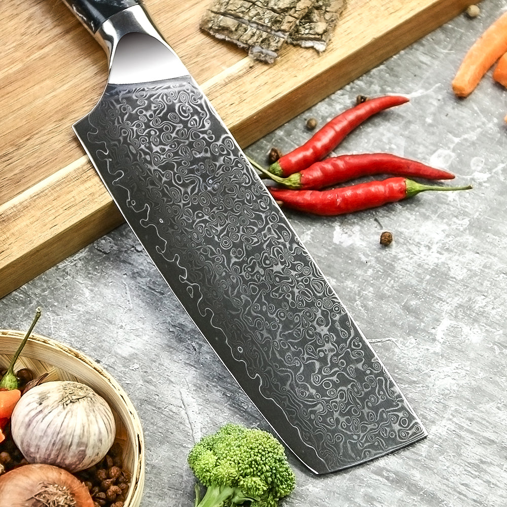 Murakami Collection - Nakiri Knife - Cleaver - 7 Inch – Suraisu Knives